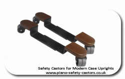 Safety Castors Small  Modern Uprights