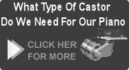 What Type of castor do we need
