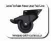 Locking Twin Rubber Wheeled Upright Piano Castor Set of 4