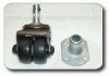 Twin Wheel Spindle Castors Upright Piano Castor Set of 4