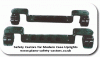 Upright Piano Safety Castor with Brakes